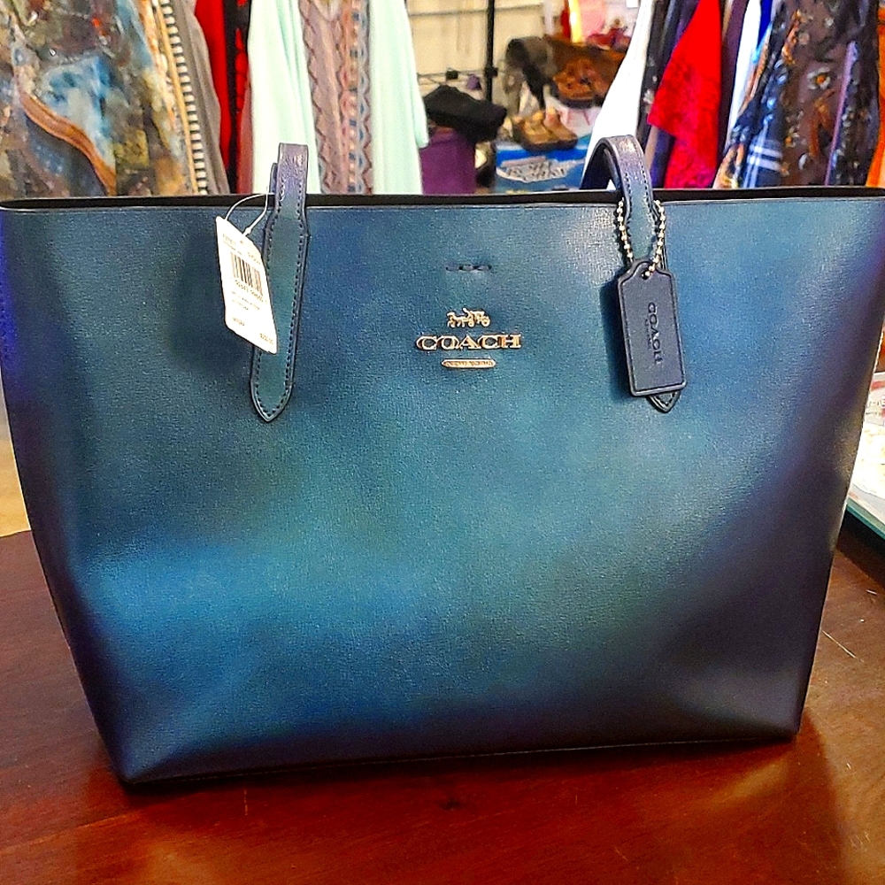 Coach hologram tote